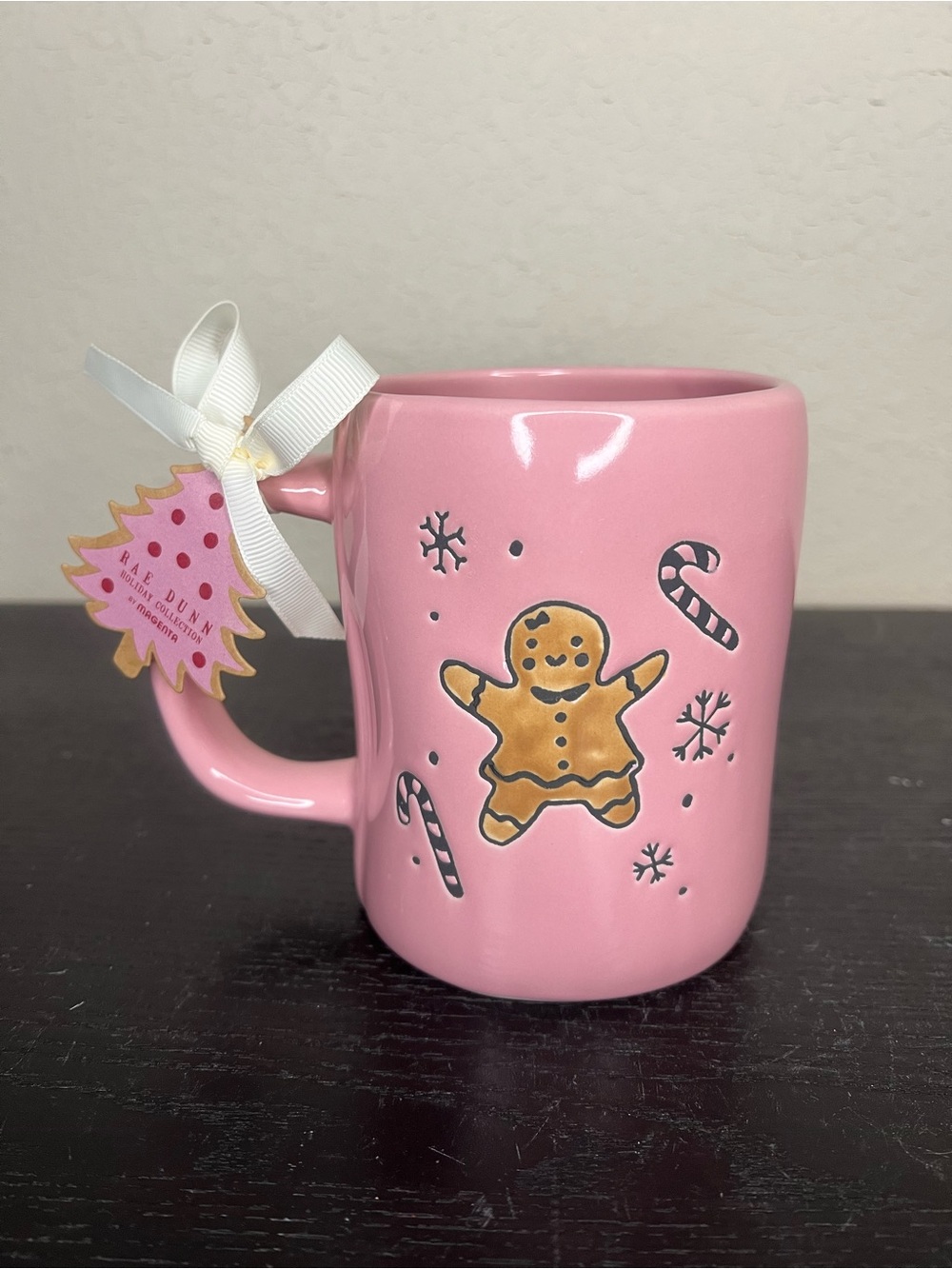 NEW Rae Dunn Christmas Gingerbread ‘Merry, Blessed, Christmas Obsessed’ Mug